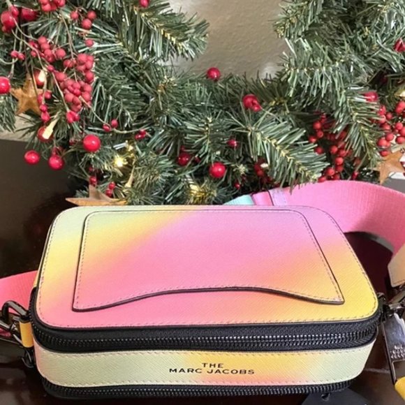 Mⓐ:rc Jac0b Rainbow Snapshot Pink Crossbody Camera Bag - Picture 8 of 8